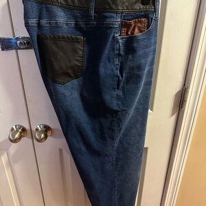 Ashley Stewarts Jeans in Blue and Black